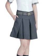 Presidium School Summer Grey Skirt